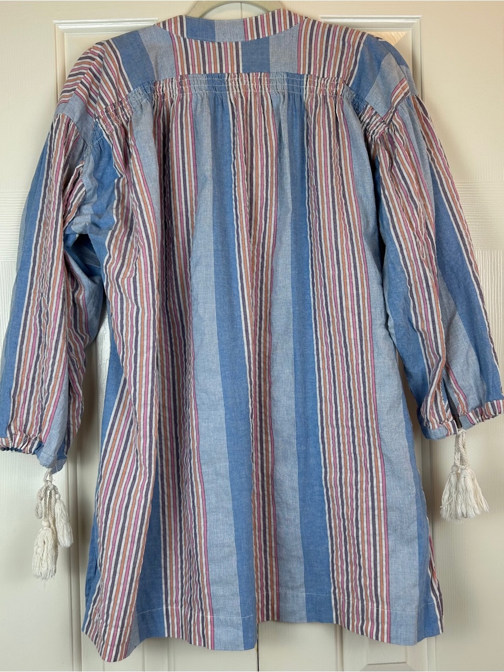 Liv Los Angeles Striped Cotton Tunic Top - Picture 7 of 13